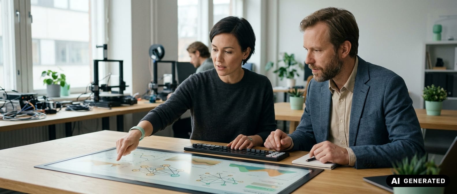 L'intelligenza artificiale impara a gestire budget e navigare da sola... ma chi la guiderà in azienda?. Immagine generata con l'AI