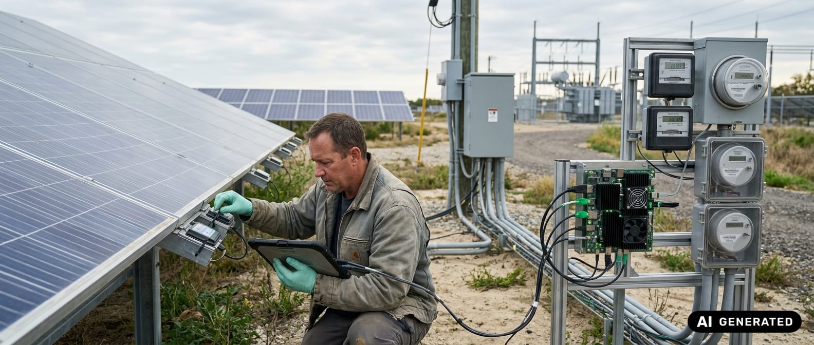Il crollo dei costi di inferenza compenserà l'enorme consumo energetico degli agenti autonomi?. Immagine generata con l'AI